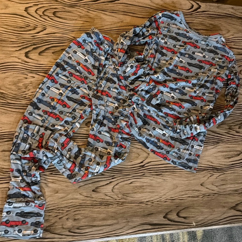 Posh Peanut Bamboo Race Car Jammies
